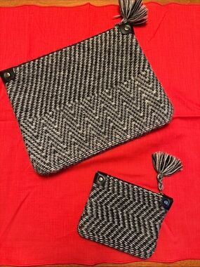 Eileen Fisher Medium and small Alpaca Wool Pouches